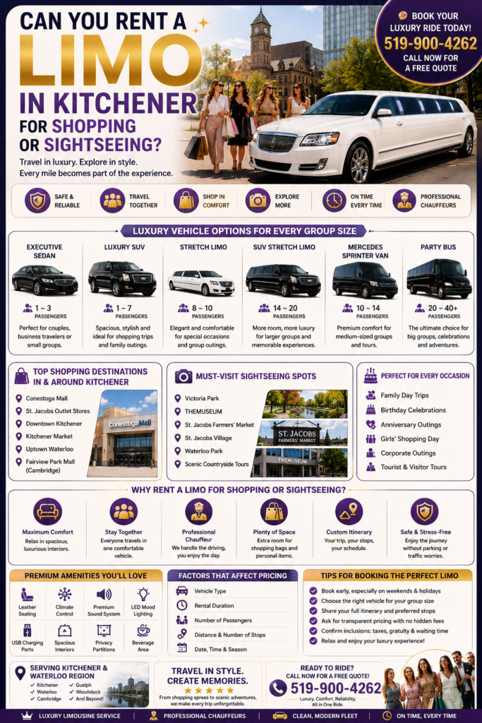 Rent a Limo in Kitchener